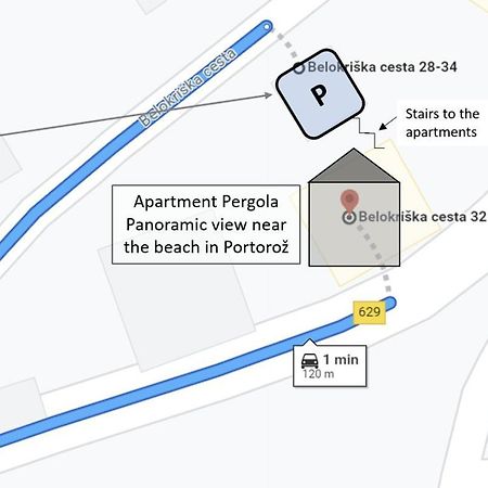 Apartment Pergola Portorož Eksteriør billede